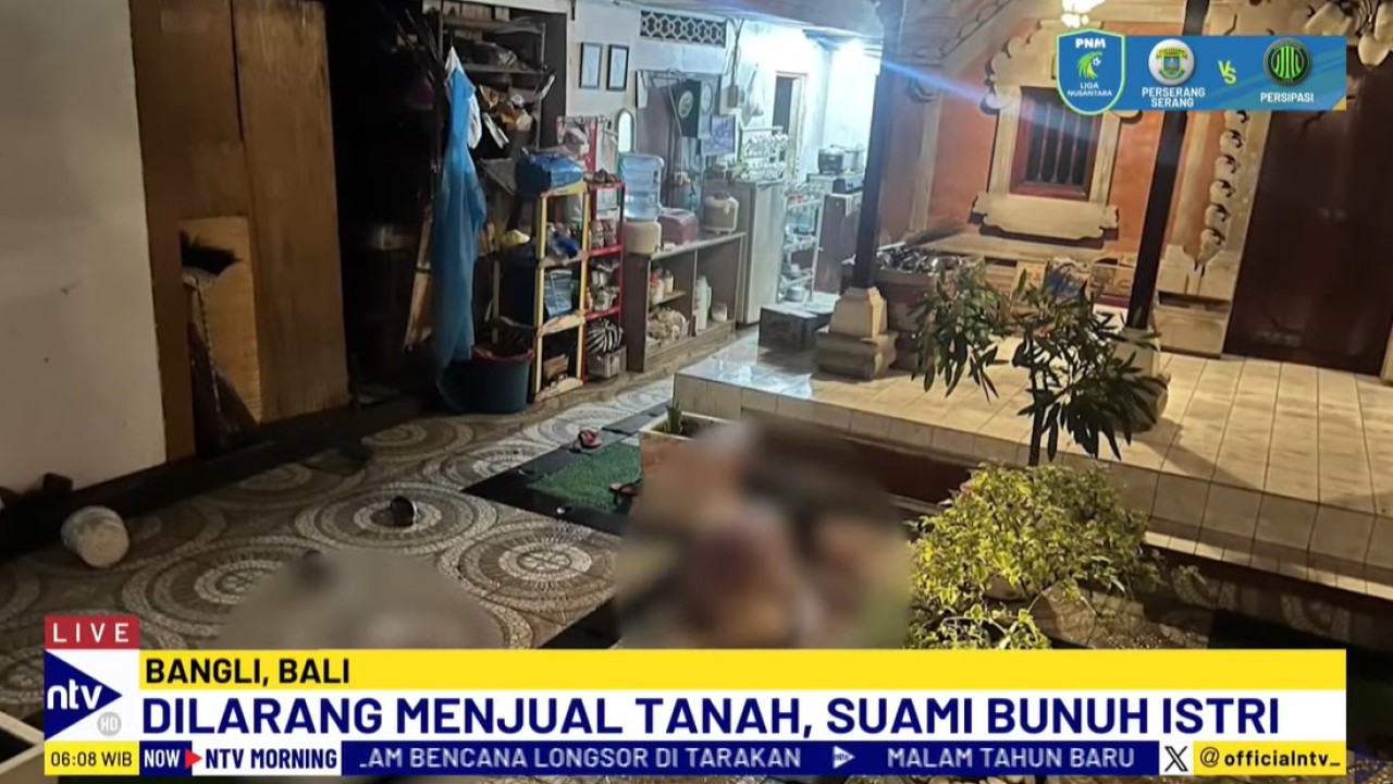 Suami tega bunuh istri kemudian gantung diri karena diduga dilarang menjual tanah.