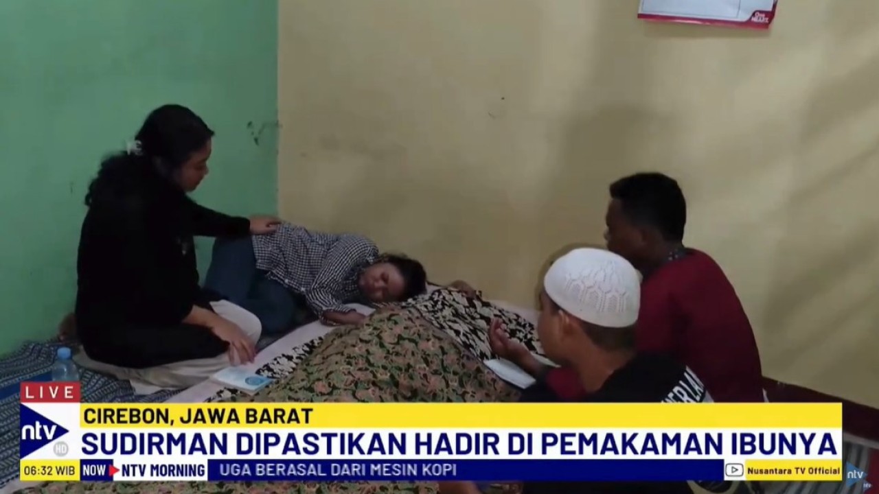 Sudirman dipastikan akan menghadiri proses pemakaman sang ibu di Kota Cirebon, Jawa Barat.