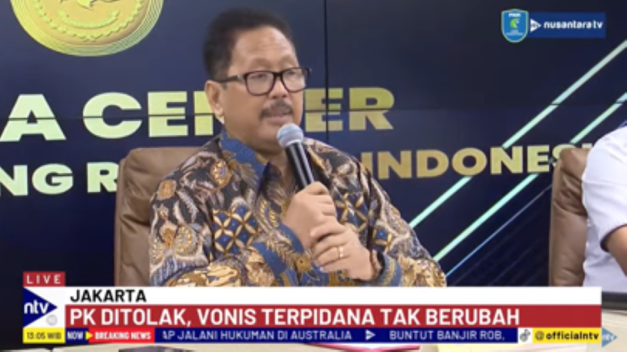 Juru bicara Mahkamah Agung, Yanto menyampaikan putusan terkait PK terpidana kasus Vina