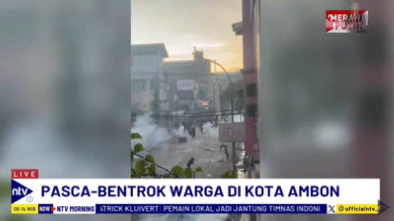 Bentrokan warga di Kota Ambon