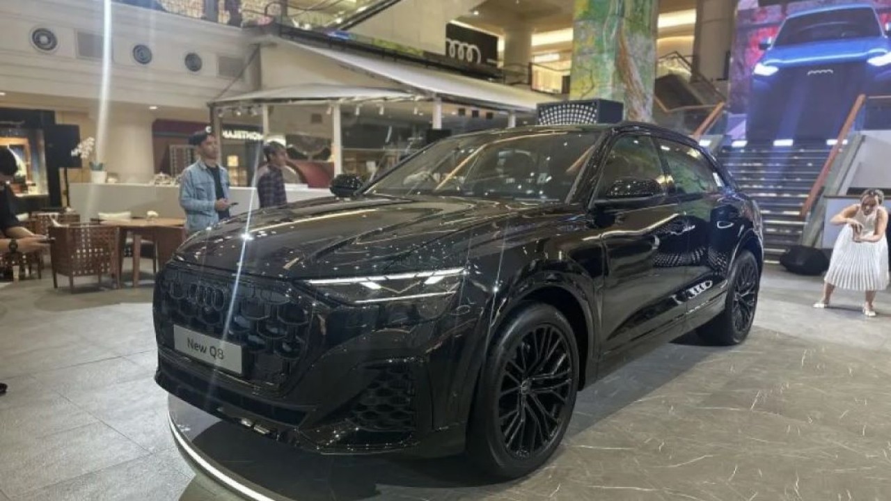 The New Audi Q8 diluncurkan di Jakarta, Selasa (21/1/2025). (Foto: ANTARA/Pamela Sakina)