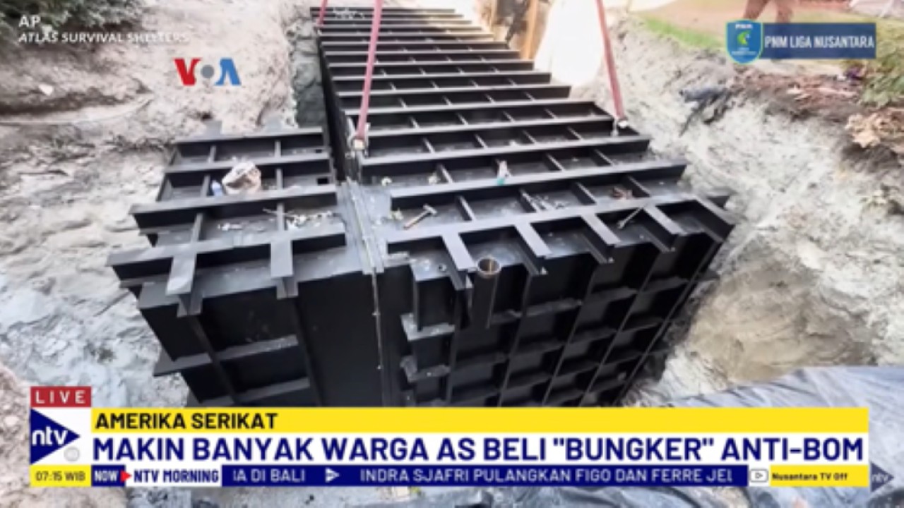 Warga AS buru-buru beli bungker super mahal karena percaya tak lama lagi akan pecah perang nuklir