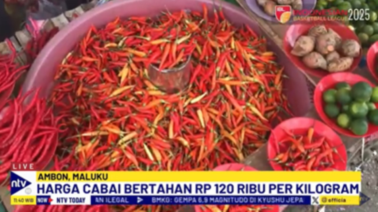 Harga cabai melonjak hingga Rp120 ribu per kilogram di Ambon