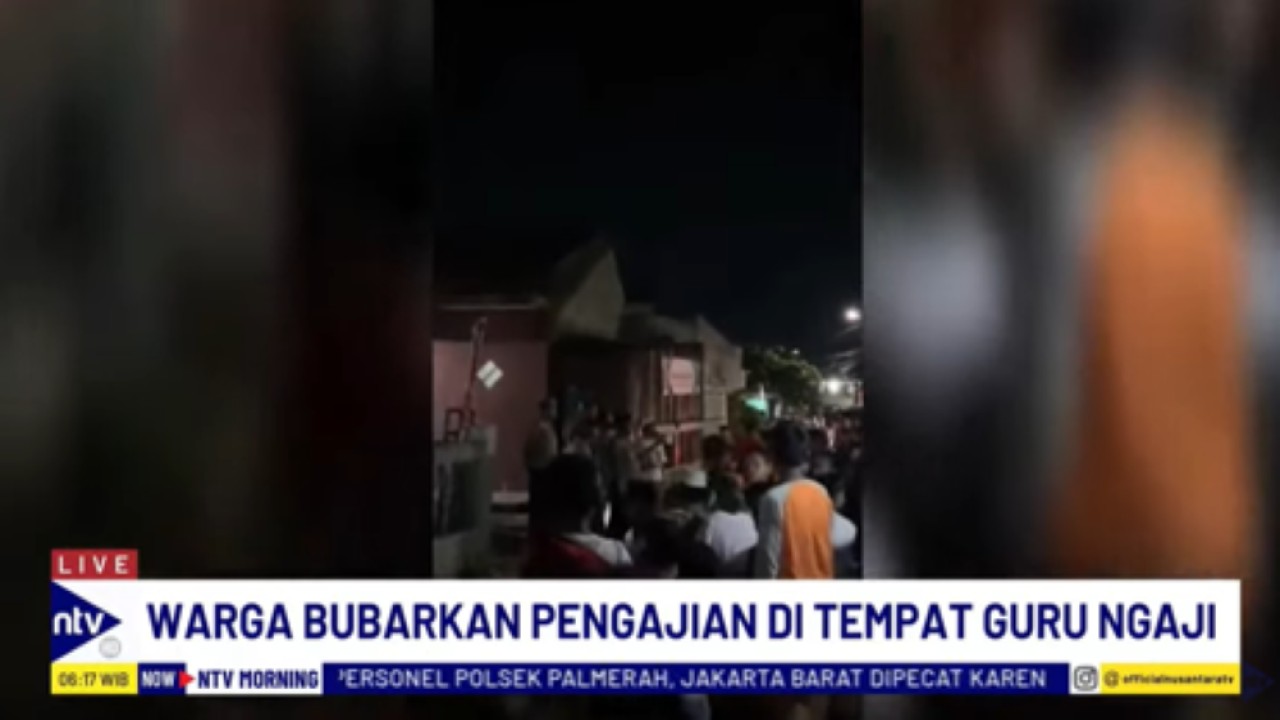 Warga membubarkan pengajian di Tangerang tempat oknum guru ngaji cabul mengajar