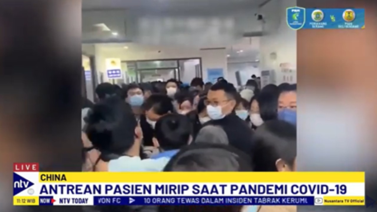 Pasien penderita virus flu membludak memenuhi rumah sakit di China seperti saat awal wabah pandemi Covid-19