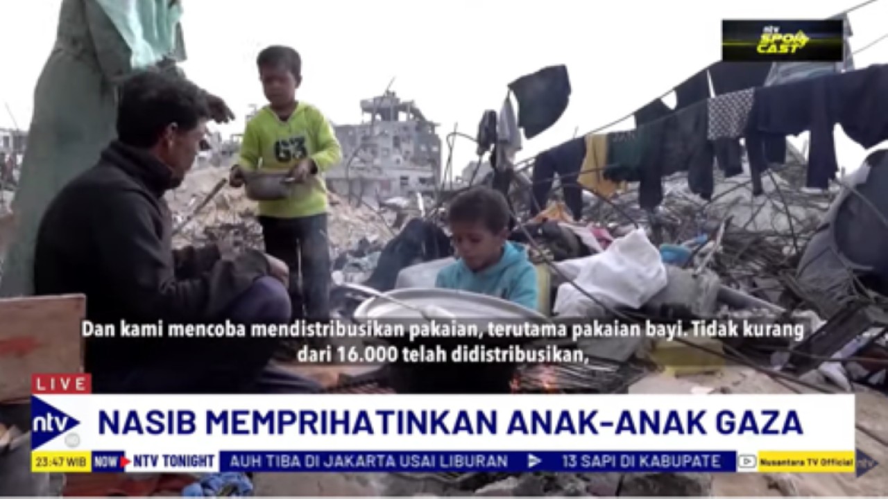 Anak-anak di Gaza terjebak krisis kemanusiaan akibat perang