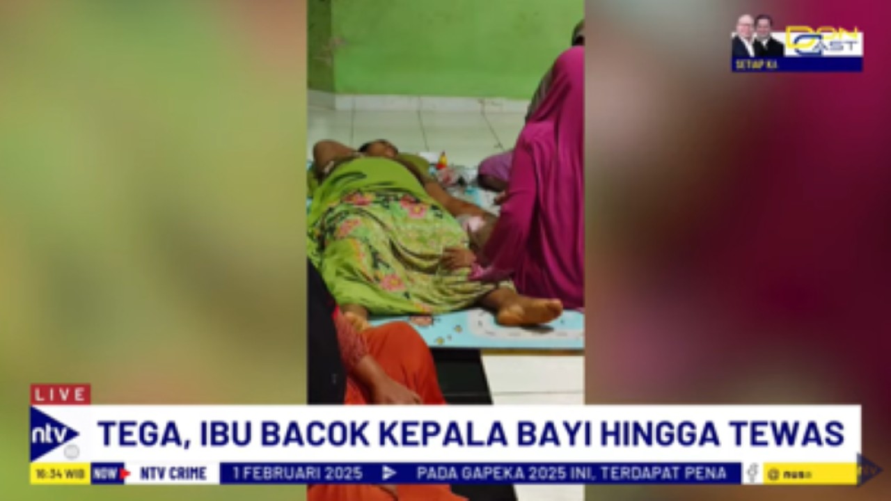 Seorang ibu rumah tangga di Lampung diduga karena depresi tega membunuh bayi kandungnya