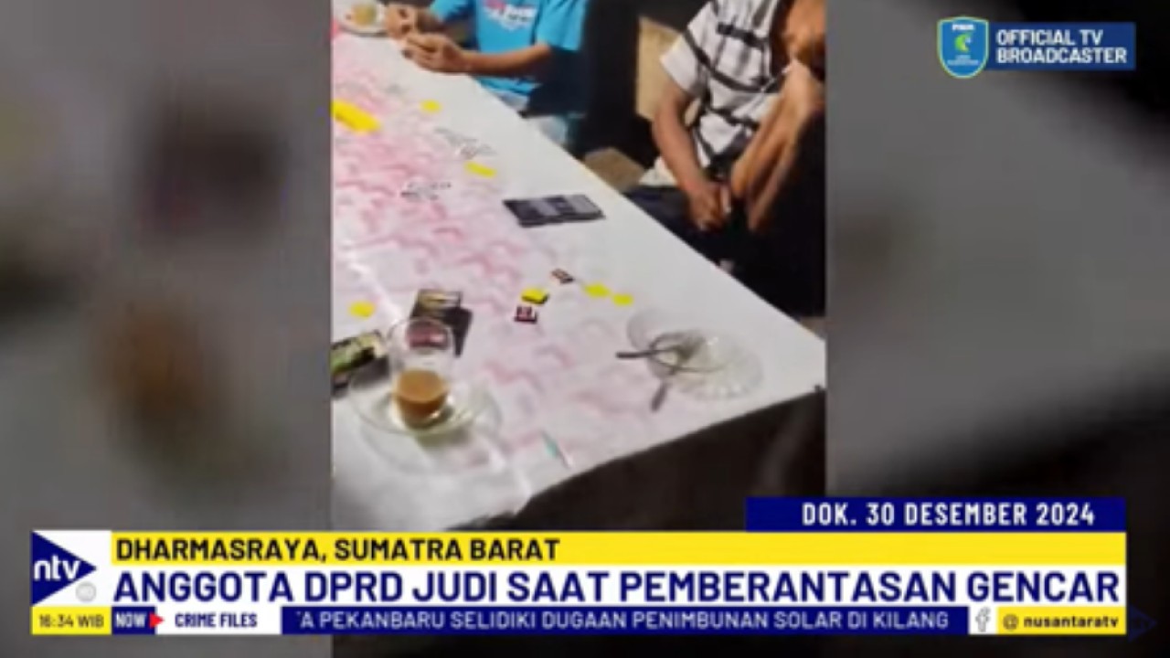 Anggota DPRD Sumbar ditangkap karena main judi