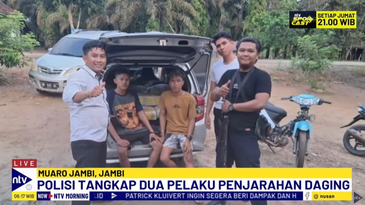 Polisi berhasil menangkap dua pelaku penjarahan daging sapi beku untuk program Makan Bergizi Gratis di Kabupaten Muaro Jambi, Jambi.