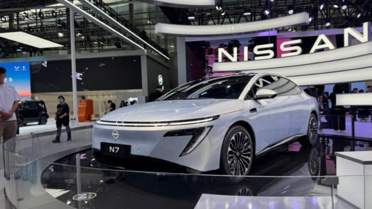 Sedan listrik Nissan N7. (Foto: CarNewsChina)