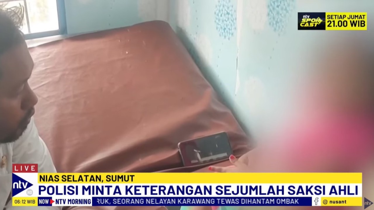 Pelaku penganiyaan terhadap bocah 10 tahun telah ditahan di Polres Nias Selatan.