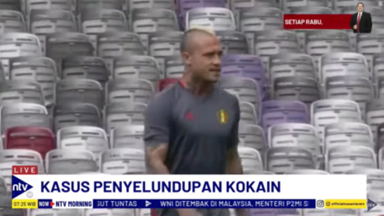 Radja Nainggolan tersandung kasus narkoba