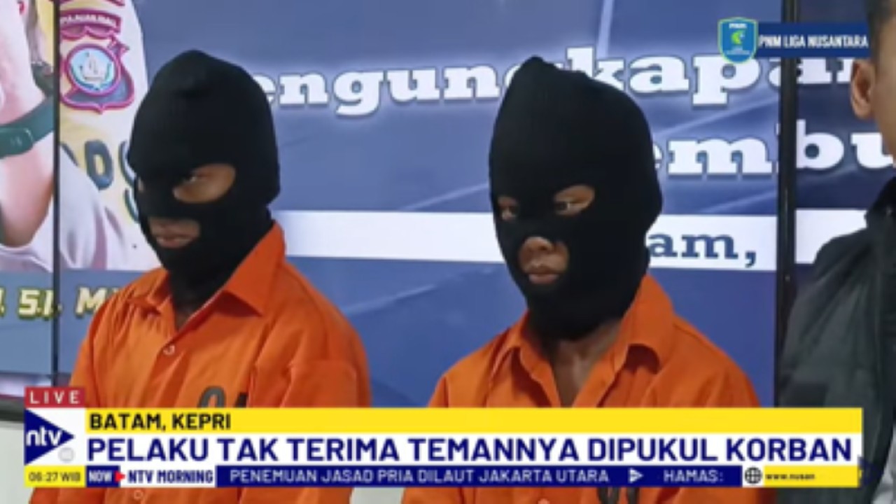 Dua remaja pelaku penikaman terhadap teman sendiri di Kepulauan Riau