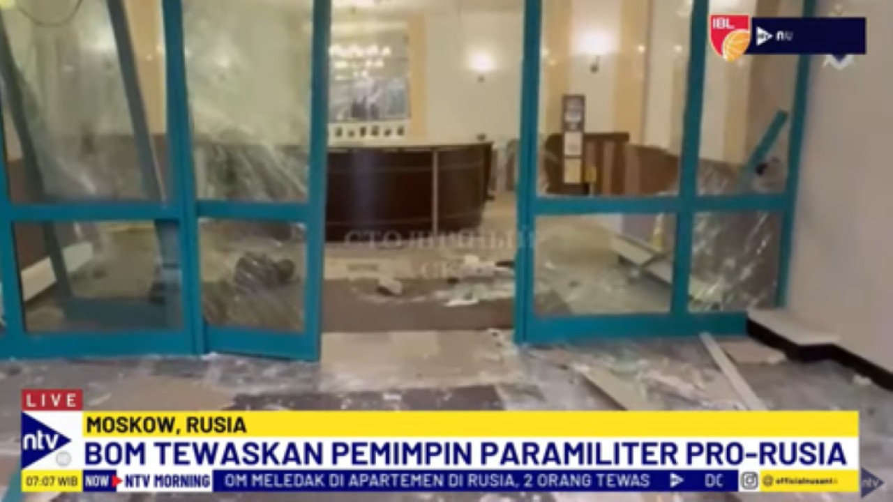 Pemimpin Pro Rusia tewas akibat serangan bom di lobi apartemen