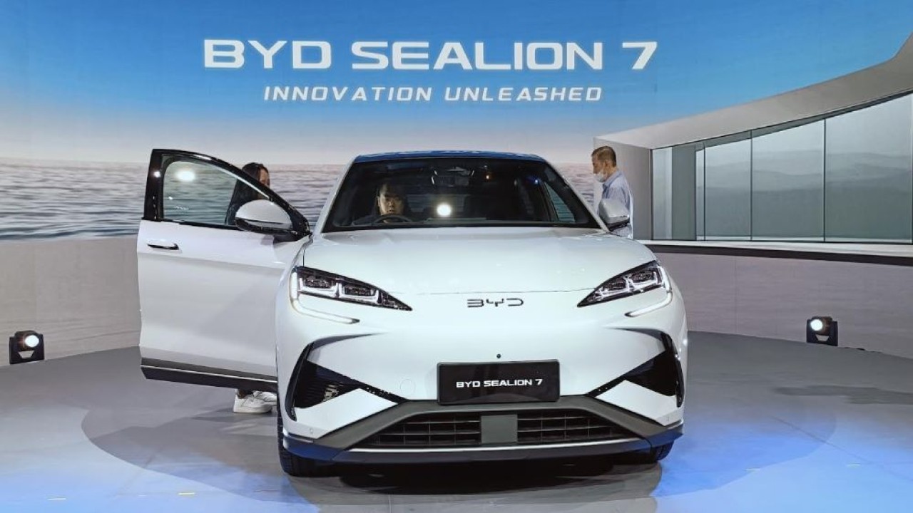 BYD Sealion 7. (Foto: Adiantoro/NTV)