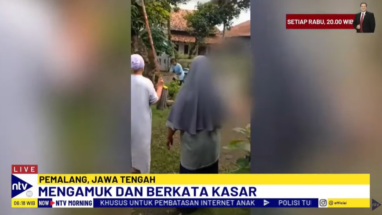 Gadis di Pemalang ngamuk dan mengambil senjata tajam kemudian mengancam ibunya karena tidak bisa membelikan skincare.