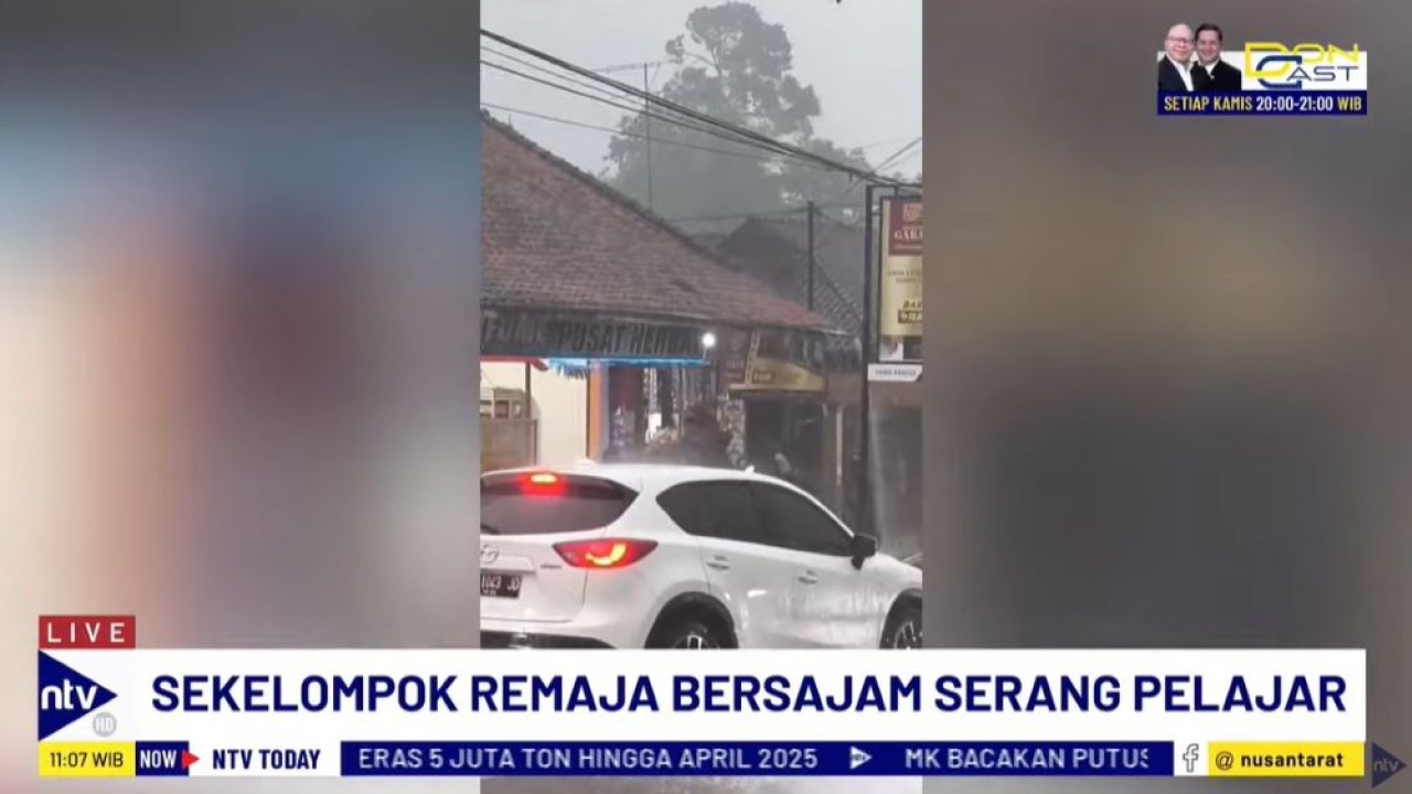 Polisi segera bertindak menangkap geng pelajar bersenjata tajam yang diduga terlibat dalam insiden penyerangan tersebut.