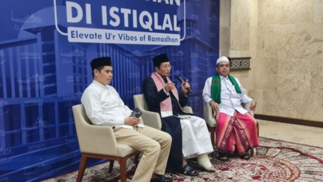 Menag Nasaruddin Umar meyakini bahwa Masjid Istiqlal akan diserbu oleh ribuan jemaah pada tiap harinya. Bahkan, Masjid Istiqlal juga mendapat kepercayaan dari institusi dunia/Foto: Website Kemenag RI