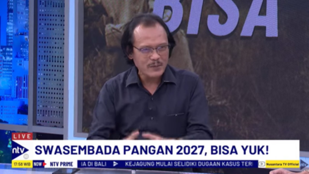 Guru Besar Institut Pertanian Bogor, Dwi Andreas Santosa dalam Dialog NTV Prime di Nusantara TV