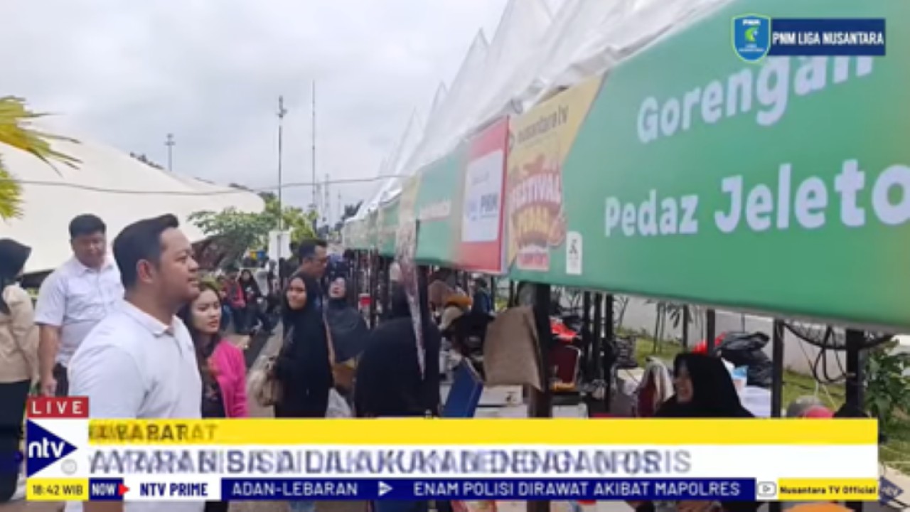 Festival Pedas Nusantara yang digelar Nusantara TV di di Alun-alun Barat, Bojongsari, Depok, Jawa Barat, pada 22-23 Februari 2025 disambut antusias oleh warga yang memadati lokasi festival