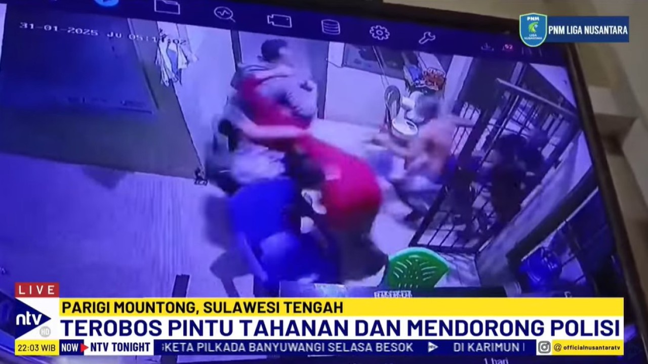 Tujuh tahanan dari Polres Parigi Moutong, Sulawesi Tengah, berhasil kabur dari sel tahanan pada 31 Januari 2025.