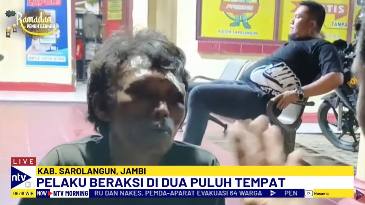 Pelaku curanmor yang telah beraksi di 20 lokasi di Kabupaten Sarolangun, Jambi, berhasil ditangkap oleh polisi.