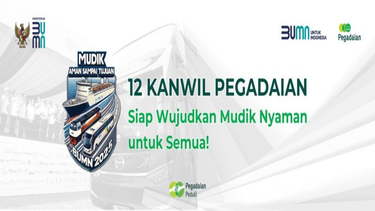 Pegadaian bersama BUMN lainnya kembali gelar mudik gratis Lebaran 2025/Foto: Istimewa