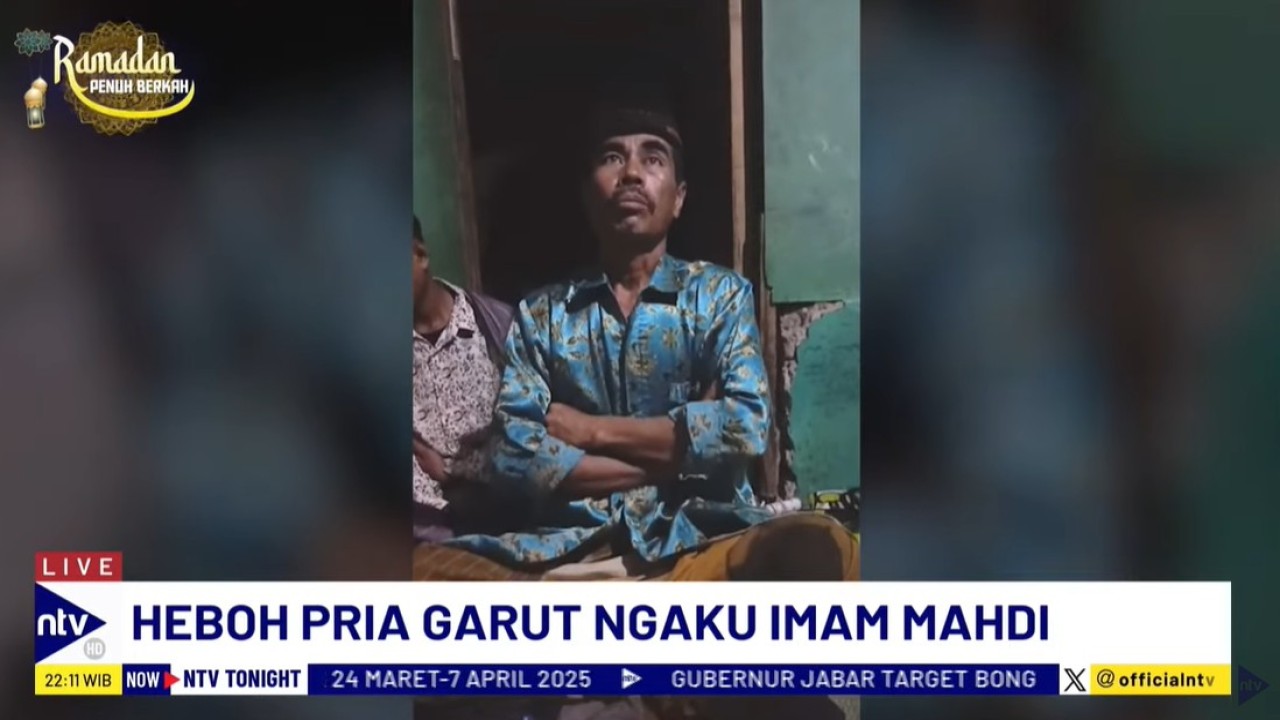 Pria asal Garut, Abdul Rosid, viral di media sosial setelah mengklaim dirinya sebagai Imam Mahdi.