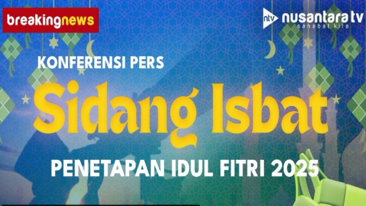 Live Streaming Sidang Isbat Penetapan Idul Fitri 1446 Hijriah