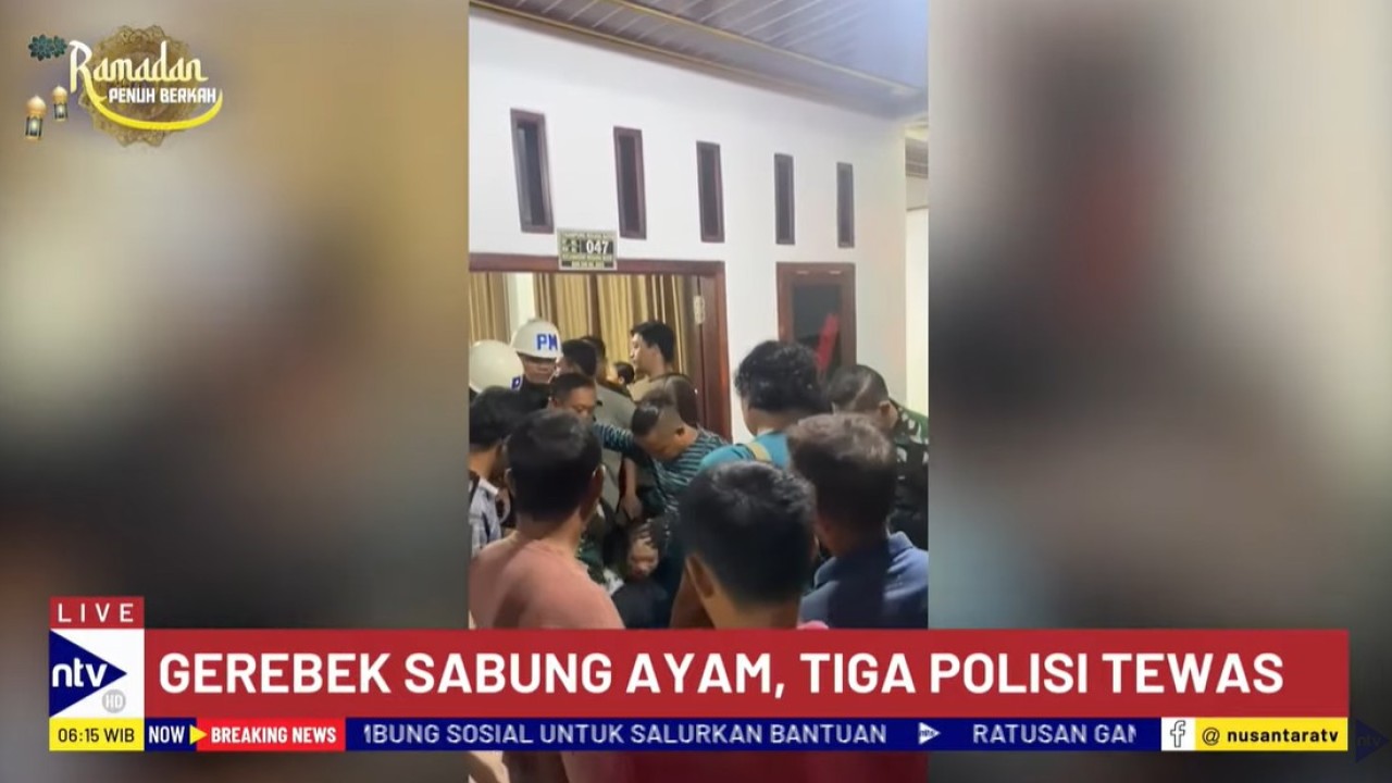 Kopka Basar diborgol dan diawasi ketat oleh petugas Polisi Militer.