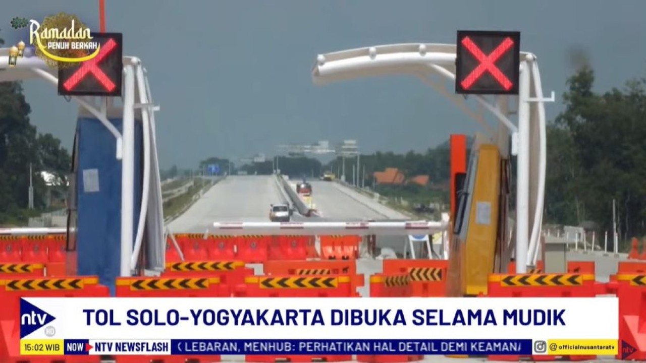 Tol fungsional Solo-Jogja bakal mulai beroperasi gratis saat mudik Lebaran 2025.