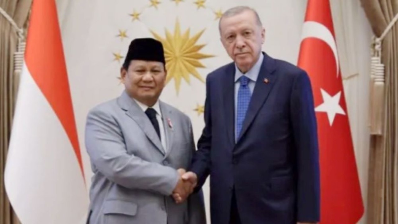 Presiden Prabowo Subianto dan Presiden Turki Recep Tayyip Erdogan/ist