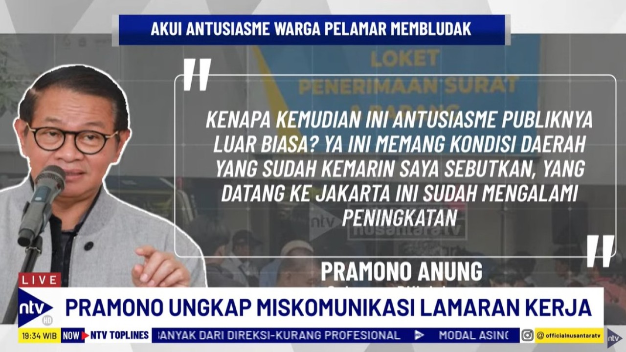 Gubernur Daerah Khusus Jakarta Pramono Anung menegaskan proses pendaftaran Petugas PPSU dilakukan langsung di kantor kelurahan, bukan di Balai Kota Jakarta.