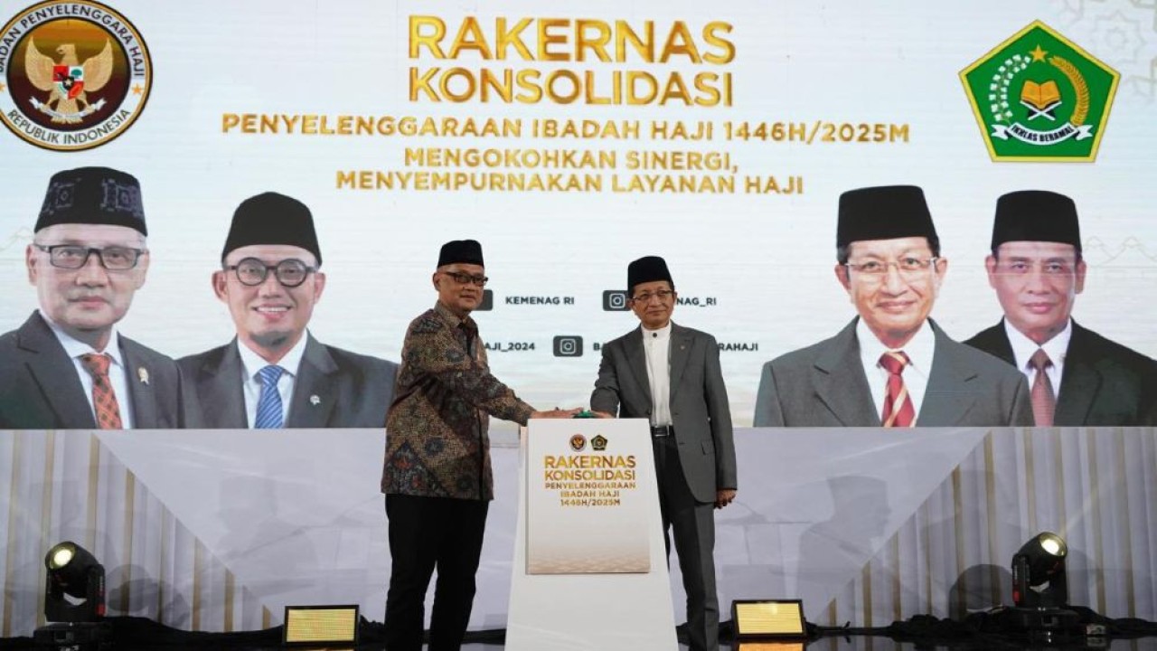 Menteri Agama (Menag) Nasaruddin Umar dan Kepala BP Haji, Mochamad Irfan Yusuf. (Foto: Istimewa/Kemenag)