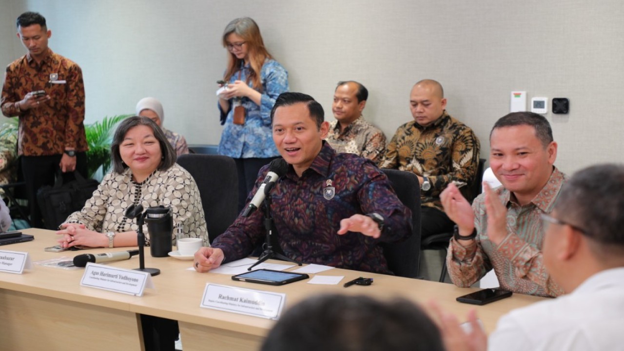 Menteri Koordinator Bidang Infrastruktur dan Pembangunan Kewilayahan, Agus Harimurti Yudhoyono (AHY). (Foto: Istimewa)