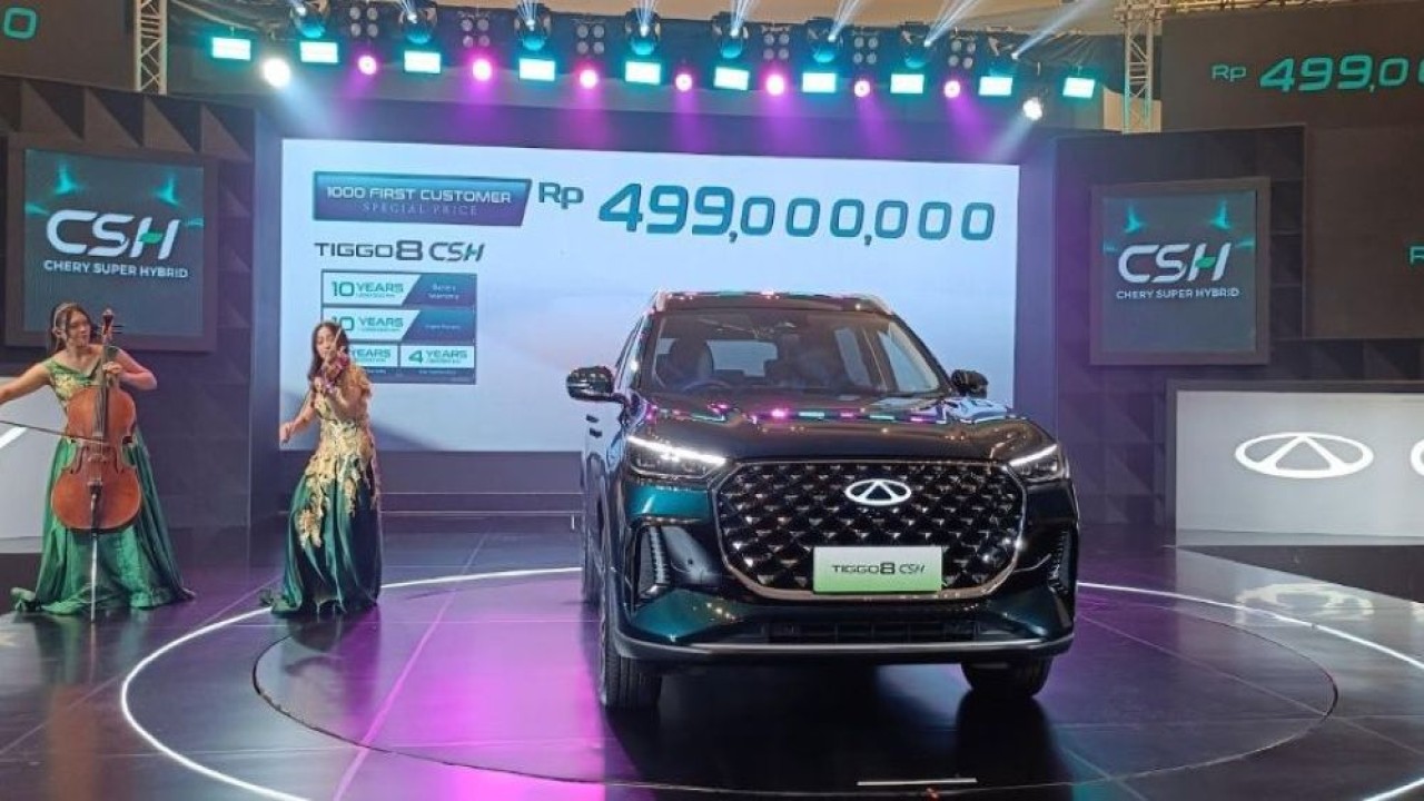 Chery TIGGO 8 CSH resmi meluncur di Indonesia dengan banderol harga mulai Rp499 juta. (Foto: Adiantoro/NTV)