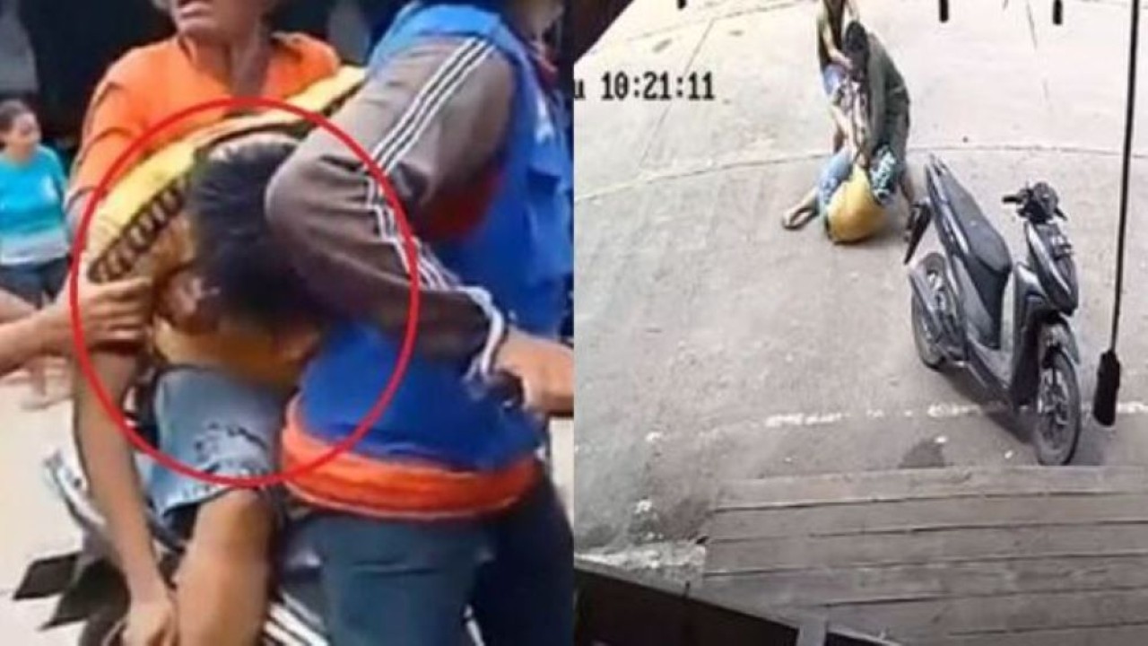 Duel maut pedagang pempek lawan preman di Jambi/Foto: Instagram