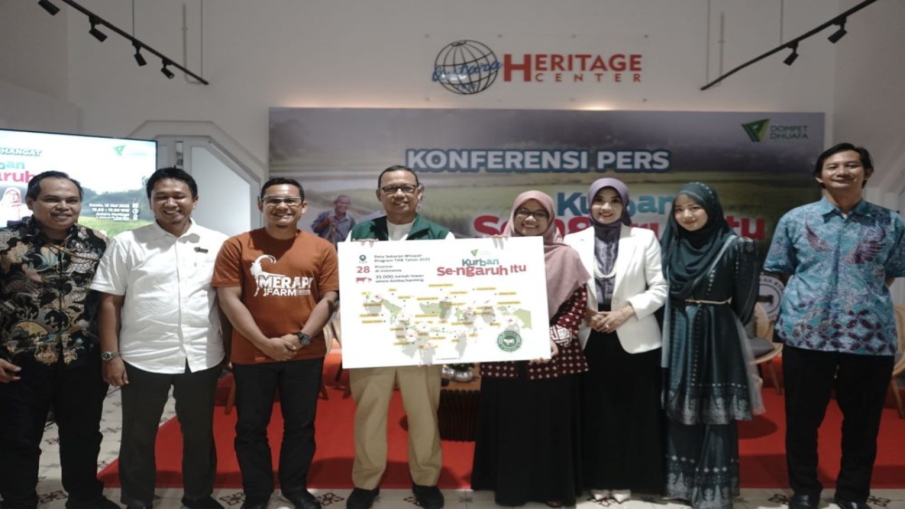 Dompet Dhuafa siap mendistribusikan hewan kurban ke seluruh Indonesia hingga Palestina pada Idul Adha 1446 Hirjiah/Foto: Istimewa