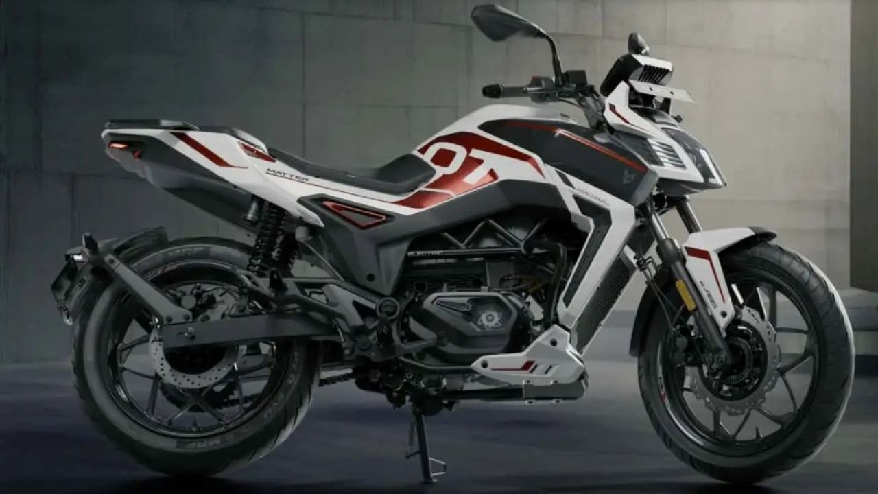 Matter Aera adalah motor listrik dengan empat gigi. (Foto: Matter Motor)