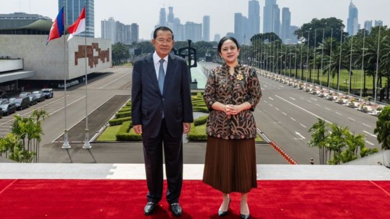 Ketua DPR RI Puan Maharani dan Ketua Senat Kerajaan Kamboja, Samdech Akka Moha Sena Padei Techo Hun Sen/ist