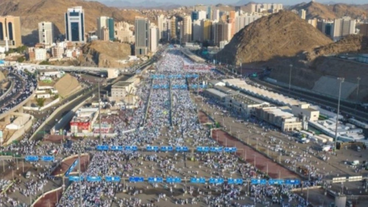 Ibadah haji akan berlangsung dalam kondisi cuaca yang lebih sejuk selama 25 tahun ke depan. (Foto: Istimewa via Saudi Gazette)