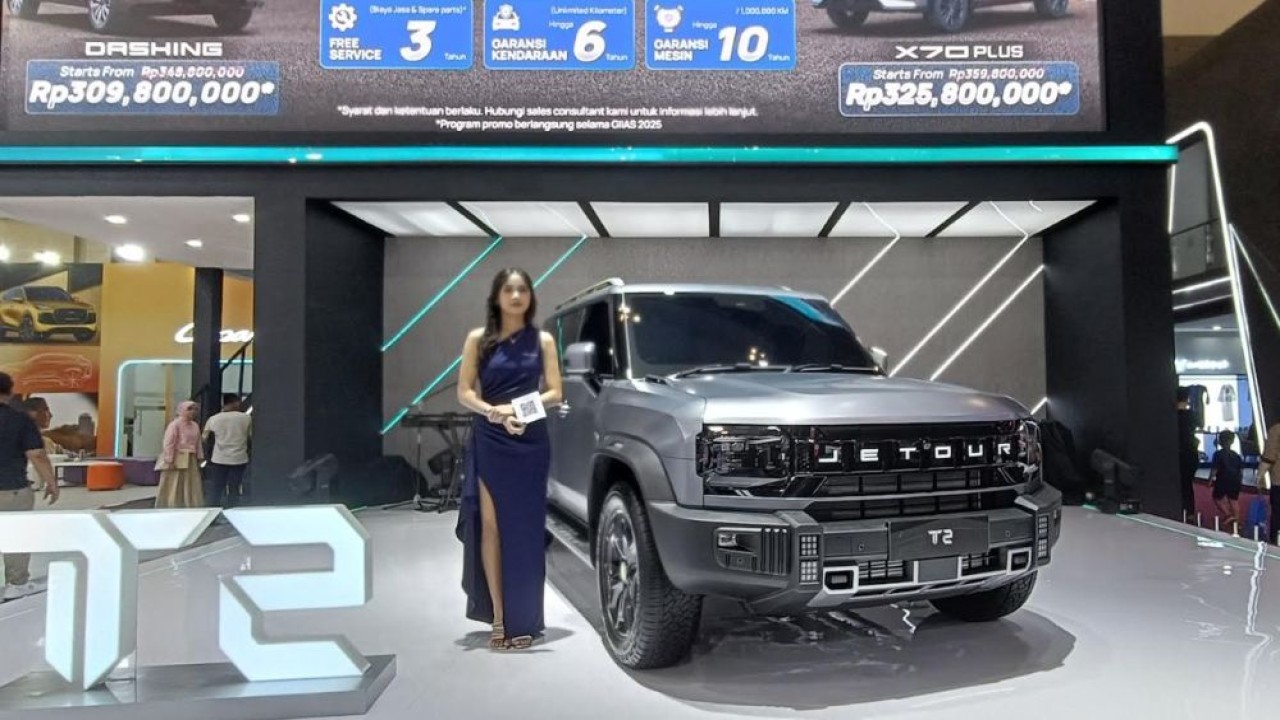 JETOUR T2 hadir di GIIAS 2025. (Foto: Adiantoro/NTV)