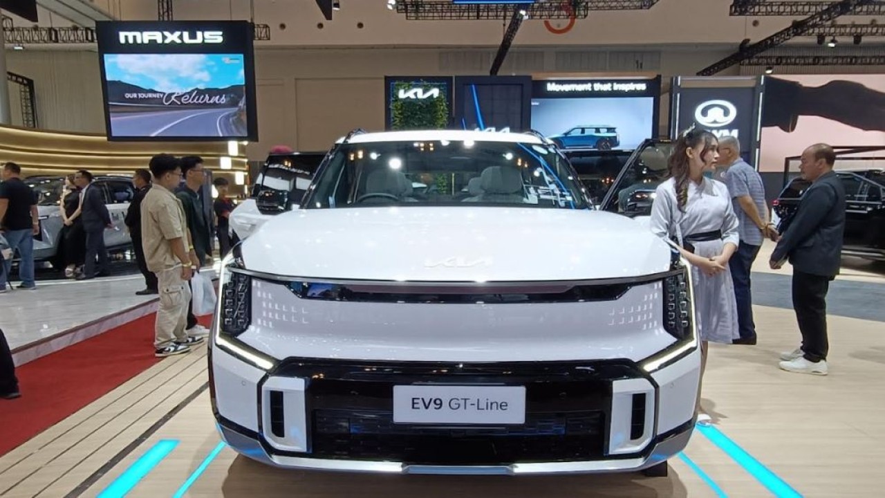 Kia EV9 GT-Line. (Foto: Adiantoro/NTV)