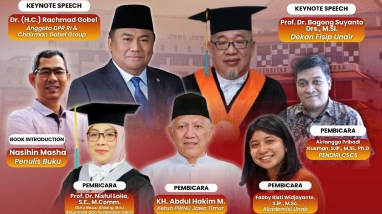 Rachmad Gobel, menjadi salah satu pembicara di Kampus B, Universitas Airlangga (UNAIR) Surabaya pada Senin, 25 Agustus 2025 (Unair)