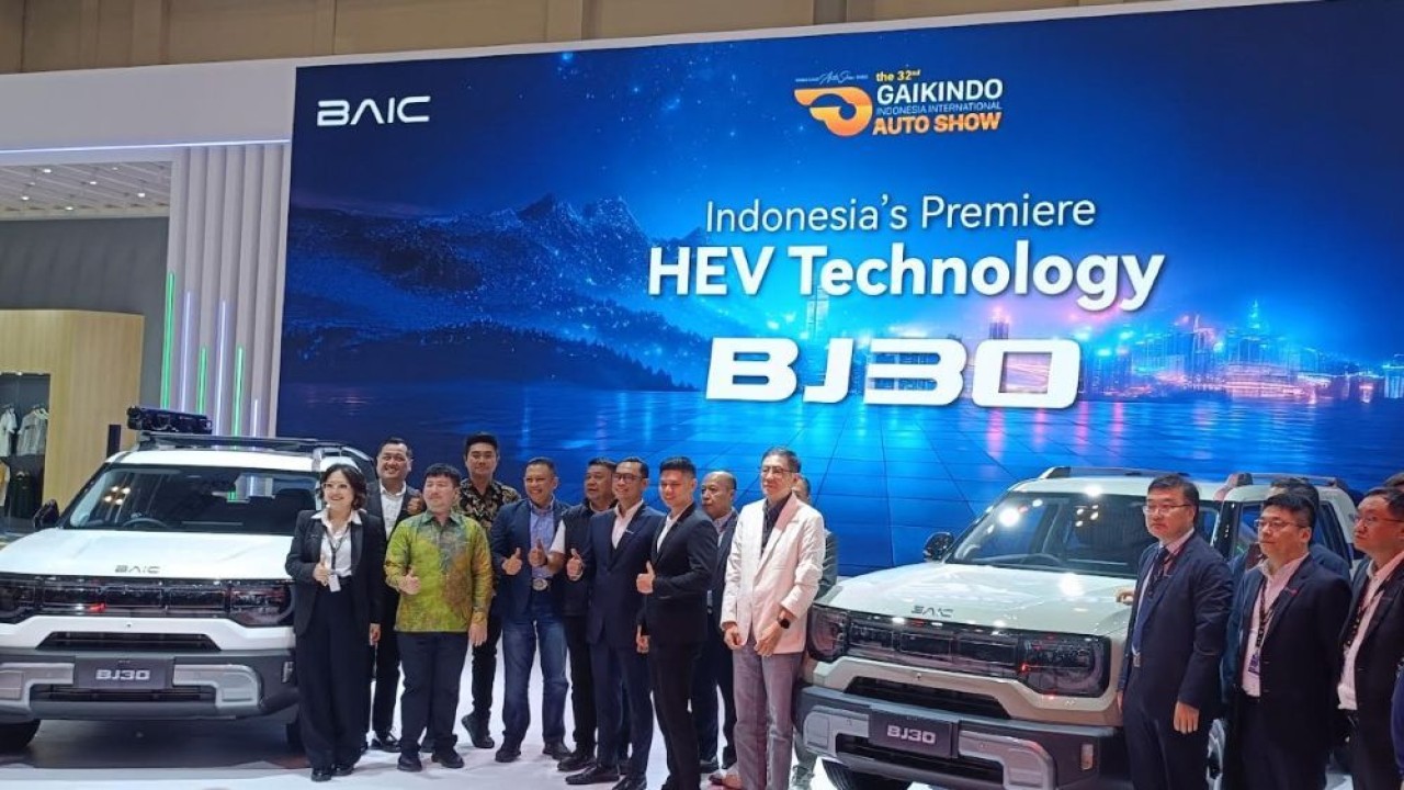 BAIC Indonesia resmi meluncurkan BJ30 Hybrid di pasar Indonesia. (Foto: Adiantoro/NTV)