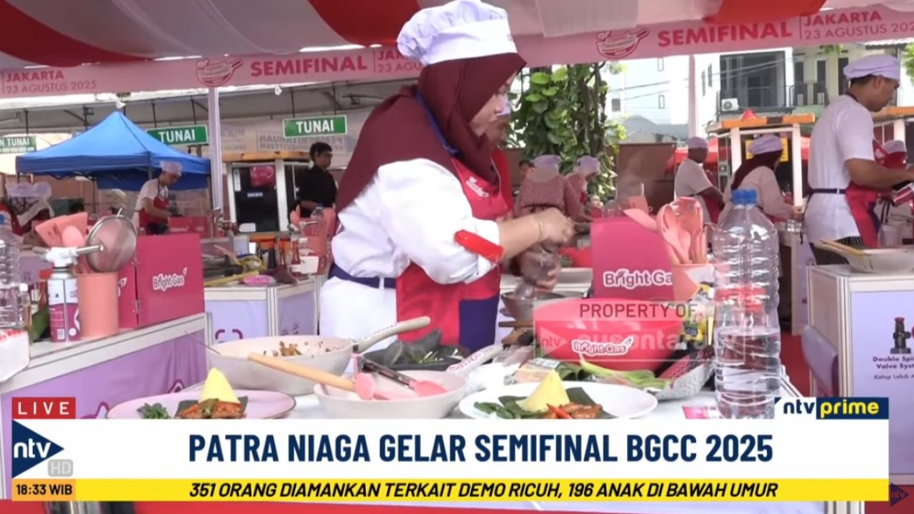 PT Pertamina Patra Niaga menggelar semifinal Bright Gas Cooking Competition (BGCC) 2025 di Tangerang City Mall, Banten, Sabtu (23/8/2025).