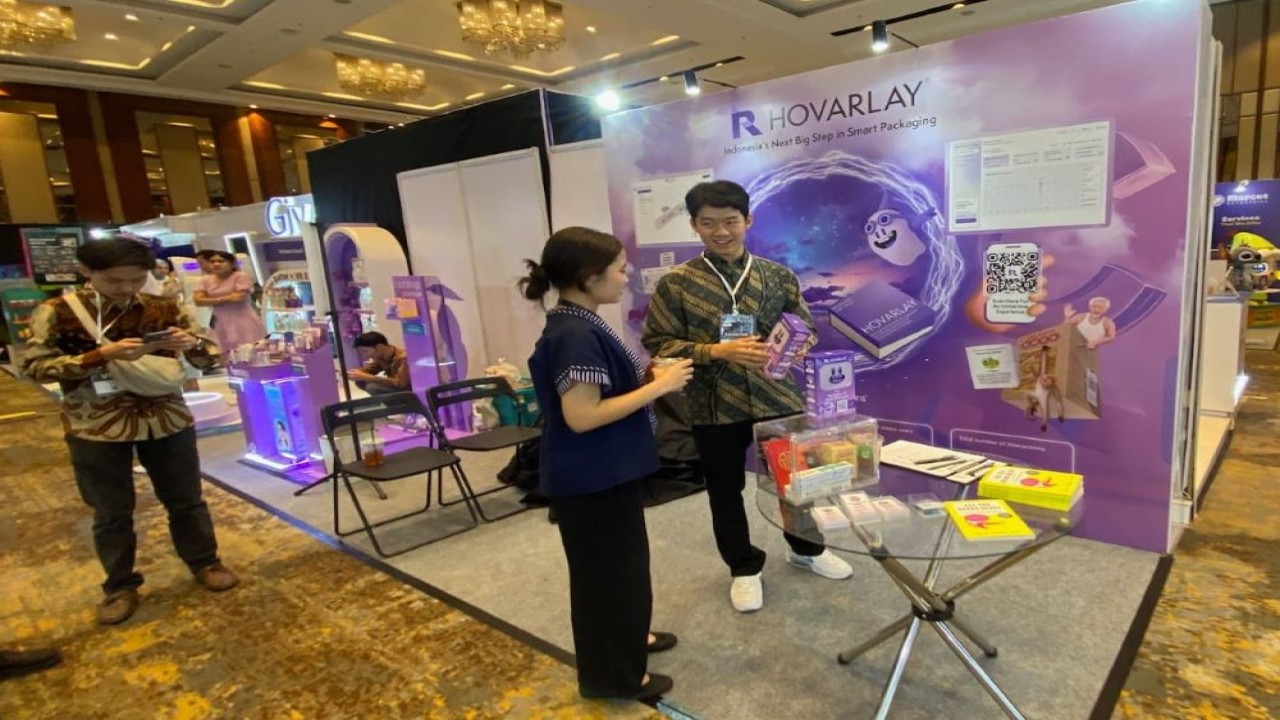 Stand Hovarlay di Indonesia Retail Summit & Expo (IRSE) 2025/ist