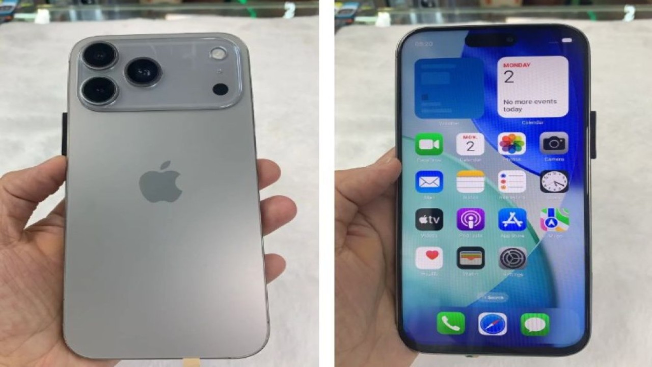 Versi tiruan dari iPhone 17 Pro sudah lebih dulu beredar. (Foto: Istimewa via Gizmochina)