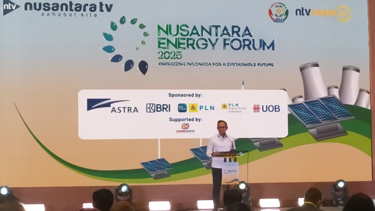 Wakil Menteri Dalam Negeri (Wamendagri) Bima Arya menjadi keynote speaker pada Nusantara Energy Forum 2025 yang diselenggarakan oleh Nusantara TV di Nusantara Ballroom NT Tower Jakarta