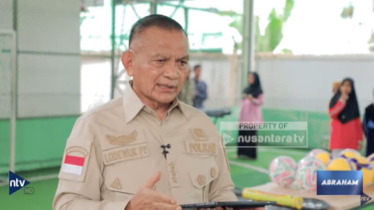 Wamenko Polkam Lodewijk Freidrich Paulus dalam wawancara khusus bersama tim program Abraham Nusantara TV